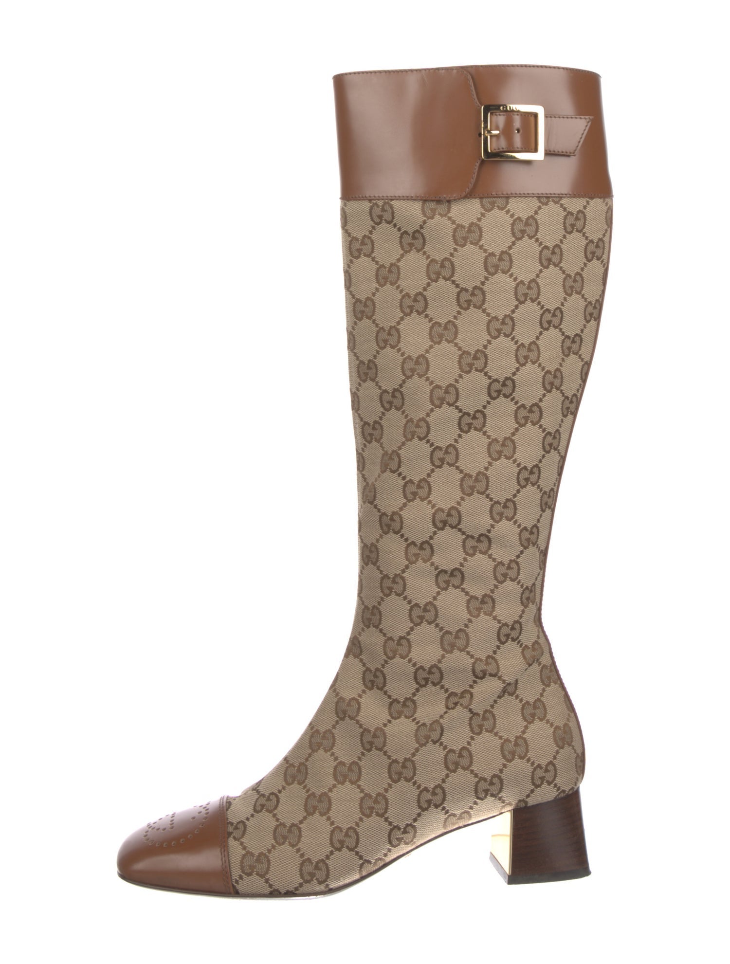 Gucci GG Canvas Canvas Boots